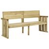 vidaXL Banc de jardin 172 cm bois de pin impr&eacute;gn&eacute;