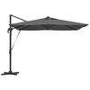 vidaXL Parasol 286 x 285 x 270 cm Aluminium