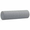 vidaXL Ensemble de canap&eacute;s 2 pcs coussins gris clair tissu