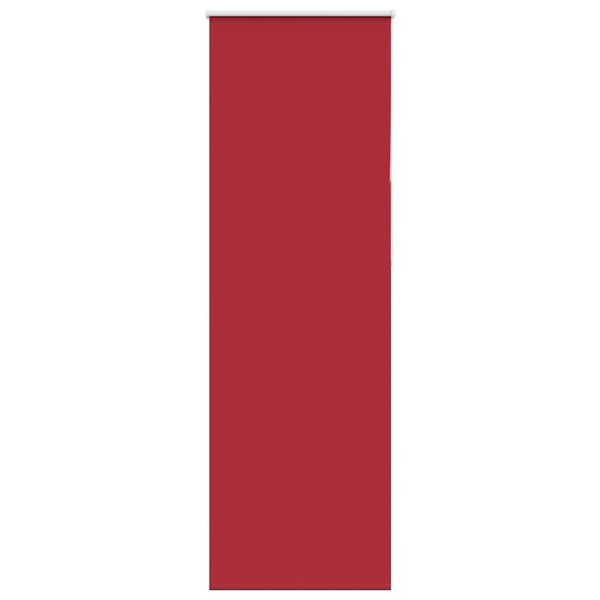 vidaXL Store enrouleur occultant rouge largeur du tissu 70,7 cm