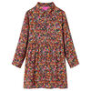 vidaXL Robe pour enfants &agrave; manches longues multicolore 104