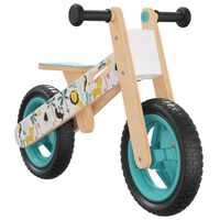 vidaXL Vélo d'équilibre pour enfants imprimé bleu