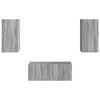 vidaXL Ensemble meuble TV 6 pcs Gris Sonoma Bois d'ing&eacute;nierie