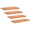vidaXL Marches d'escalier 4 pi&egrave;ces 70 x 25 x 2 cm Vernis