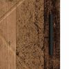 vidaXL Cabinet de salle de bain avec porte Bois Ancien 30 x 35 x 95 cm