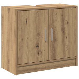 vidaXL Cabinet de salle de bain Ch&ecirc;ne artisanal 63 x 29 x 55 cm