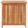 vidaXL Boîte de rangement de jardin 60x50x58 cm Bois de teck solide