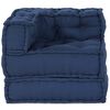 vidaXL Canapé d'angle modulable Indigo 70 x 70 x 56 cm tissu