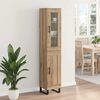 vidaXL Haut Armoire Ch&ecirc;ne artisanal 34,5 x 34 x 180 cm