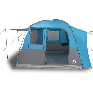 vidaXL Tente de voiture 4 personnes bleu imperm&eacute;able