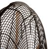 DOMO Ventilateur sur pied 45 cm 50 W Beige et noir