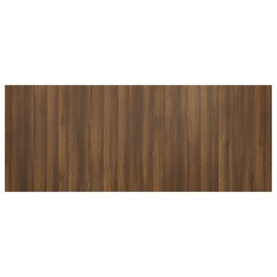vidaXL Tête de lit Chêne marron 200x1,5x80 cm Bois d'ingénierie
