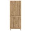 vidaXL Haut Armoire Montage mural Ch&ecirc;ne artisanal 69,5 x 34 x 180 cm