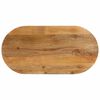 vidaXL Dessus de table 120x60x3,8 cm ovale bois massif de manguier