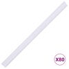 vidaXL &Eacute;crans d'intimit&eacute; de jardin 4 pcs PVC 35x0,19 m Blanc
