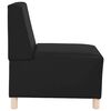 vidaXL Unit&eacute; de Sofa Modulaire Sans Accoudoirs 2 pcs Noir