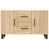 vidaXL Buffet chêne sonoma 100x36x60 cm bois d'ingénierie