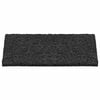 vidaXL Tapis de patio en granulat de caoutchouc Noir 6 x 9 x 0,3 cm