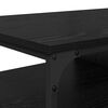 vidaXL Table basse Ch&ecirc;ne noir 100 x 50 x 45 cm Bois d'ing&eacute;nierie