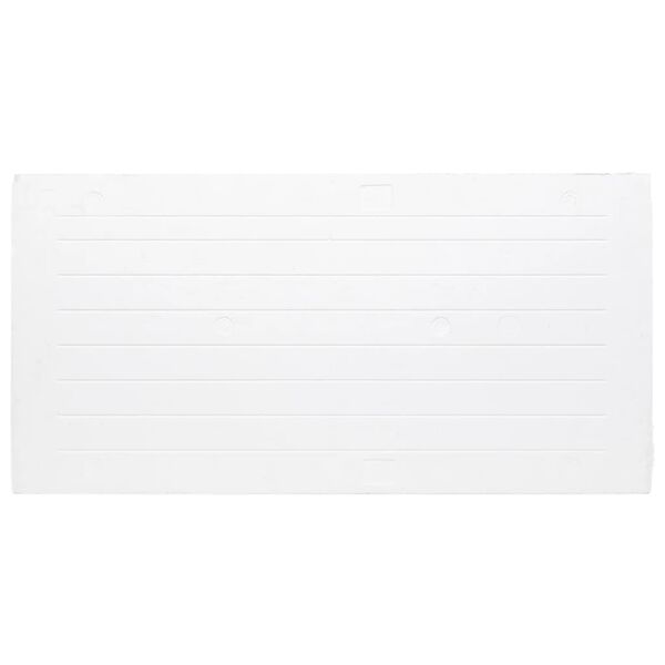 vidaXL Panneaux muraux 3D 10 pcs rouge et blanc 100x50 cm EPS