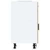vidaXL Armoire de cuisine Porto ch&ecirc;ne sonoma bois d'ing&eacute;nierie