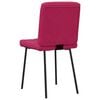 vidaXL Chaises &agrave; manger lot de 2 Rouge bordeaux Velours