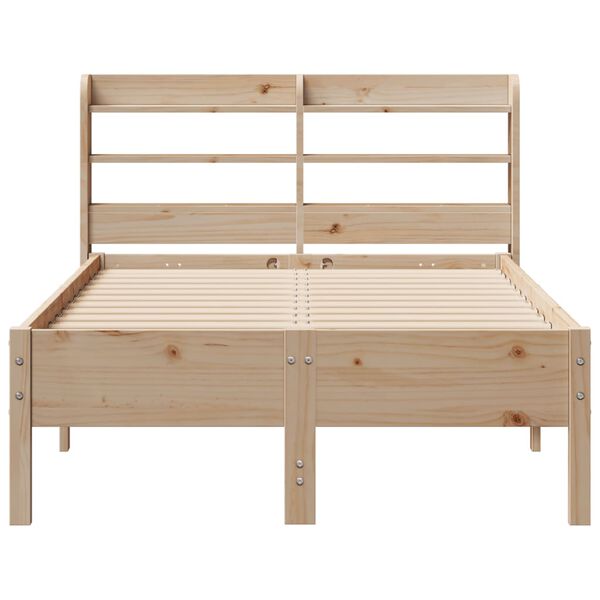 vidaXL Cadre de lit sans matelas 120x200 cm bois de pin massif