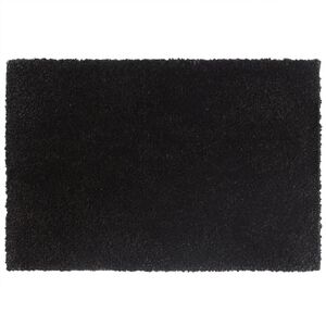 vidaXL Tapis de porte noir 40x60 cm fibre de coco touffet&eacute;