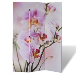 vidaXL Cloison de s&eacute;paration pliable 120 x 170 cm Fleur