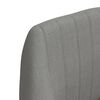 vidaXL Tabourets de bar lot de 2 gris clair tissu