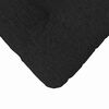 vidaXL Coussins de si&egrave;ge 4 pcs Noir 45 x 45 x 12 cm tissu