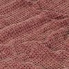 vidaXL Couverture en coton 220 x 250 cm Bordeaux