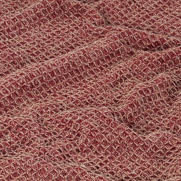 vidaXL Couverture en coton 220 x 250 cm Bordeaux