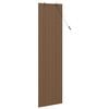 vidaXL Store enrouleur avec des rideaux Marron 60 x 220 cm Bambou