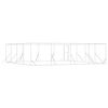 vidaXL Chenil d'ext&eacute;rieur pour chiens argent&eacute; 8x8x2 m acier galvanis&eacute;