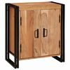 vidaXL Cabinet de chevet Marron 66 x 35 x 76 cm Bois d'acacia massif