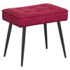 vidaXL Chaise de relaxation rouge bordeaux 64x74x84 cm velours