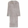 vidaXL Peignoir KINN Gris XL Coton