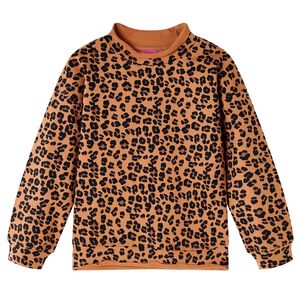 Sweatshirt pour enfants cognac clair 92