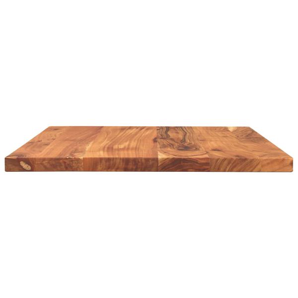 vidaXL Dessus de table 60x50x2,5 cm rectangulaire bois massif d'acacia