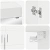 vidaXL Ensemble de mobilier de salle de bain avec tiroir TULUM Blanc