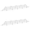 vidaXL Tunnels en filet 2 pcs 1,5x5 m fibre de verre et PP
