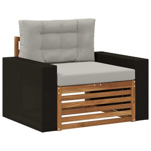 vidaXL Sofa de milieu ext&eacute;rieur Naturel