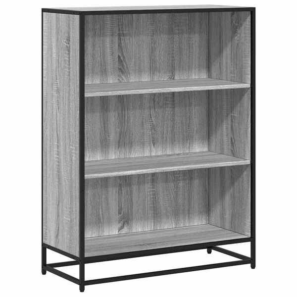 vidaXL Bibliothèque sonoma gris 80,5x35x107,5 cm bois d'ingénierie