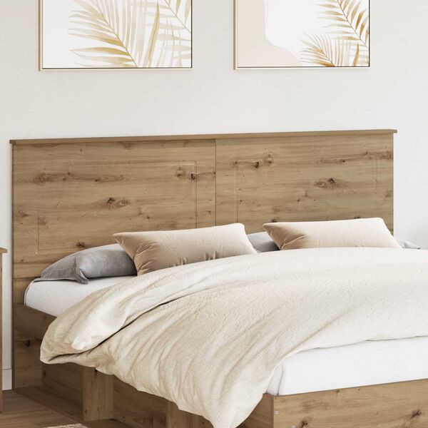 vidaXL T&ecirc;te de lit Ch&ecirc;ne artisanal 200 cm Bois d'ing&eacute;nierie