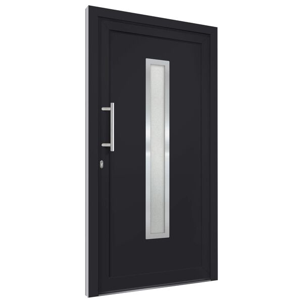 vidaXL Porte d'entr&eacute;e Anthracite 98x208 cm