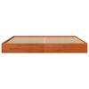 vidaXL Cadre de lit sans matelas cire marron 180x200cm bois pin massif