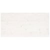 vidaXL Dessus de table blanc 100x50x2,5 cm bois de pin massif