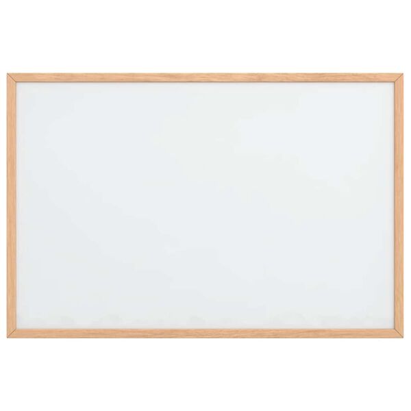 vidaXL Tableau blanc magn&eacute;tique avec cadre en bois de pin massif 60 x 40 cm