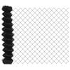 vidaXL Cl&ocirc;ture en treillis m&eacute;tallique 10 x 1 m Acier Gris